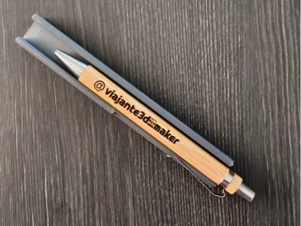 Posicionador boligrafos para grabado laser