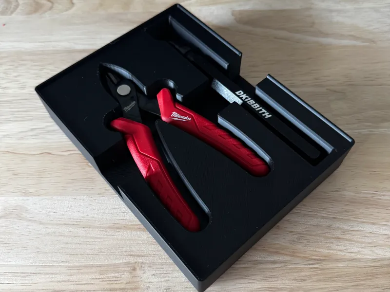 Gridfinity Cutter and Deburring Tool Holder