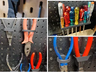 Pegboards and Skadis Tool Holders and Hooks