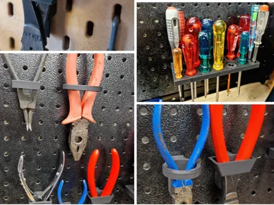 Pegboards and Skadis Tool Holders and Hooks