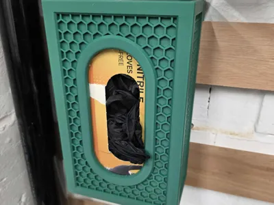 Glove Box Holder, Wall-Mount or French Cleat