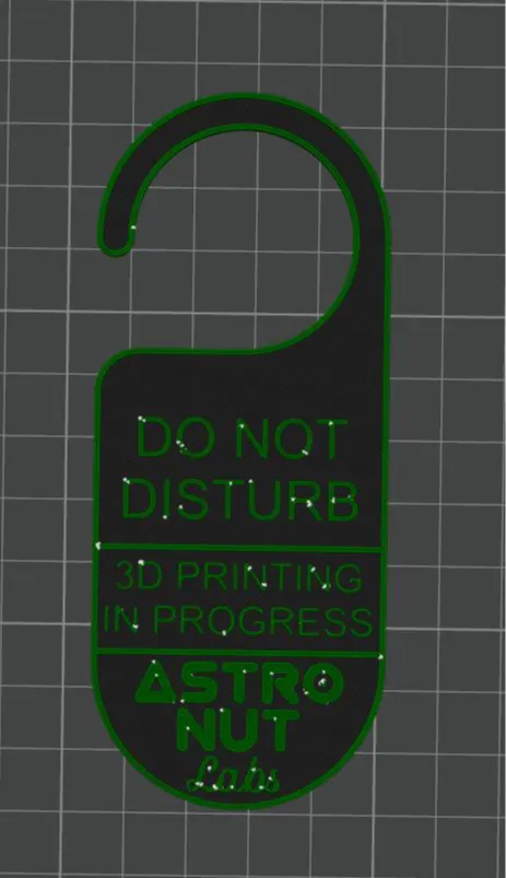 Do Not Disturb Print in Progress