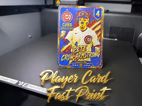 Modelo para impresión 3D: Pete Crow-Armstrong Player Card — referencia de MakerWorld