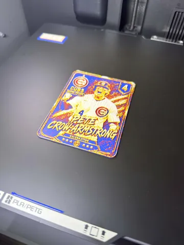 Modelo para impresión 3D: Pete Crow-Armstrong Player Card — vista de referencia 5
