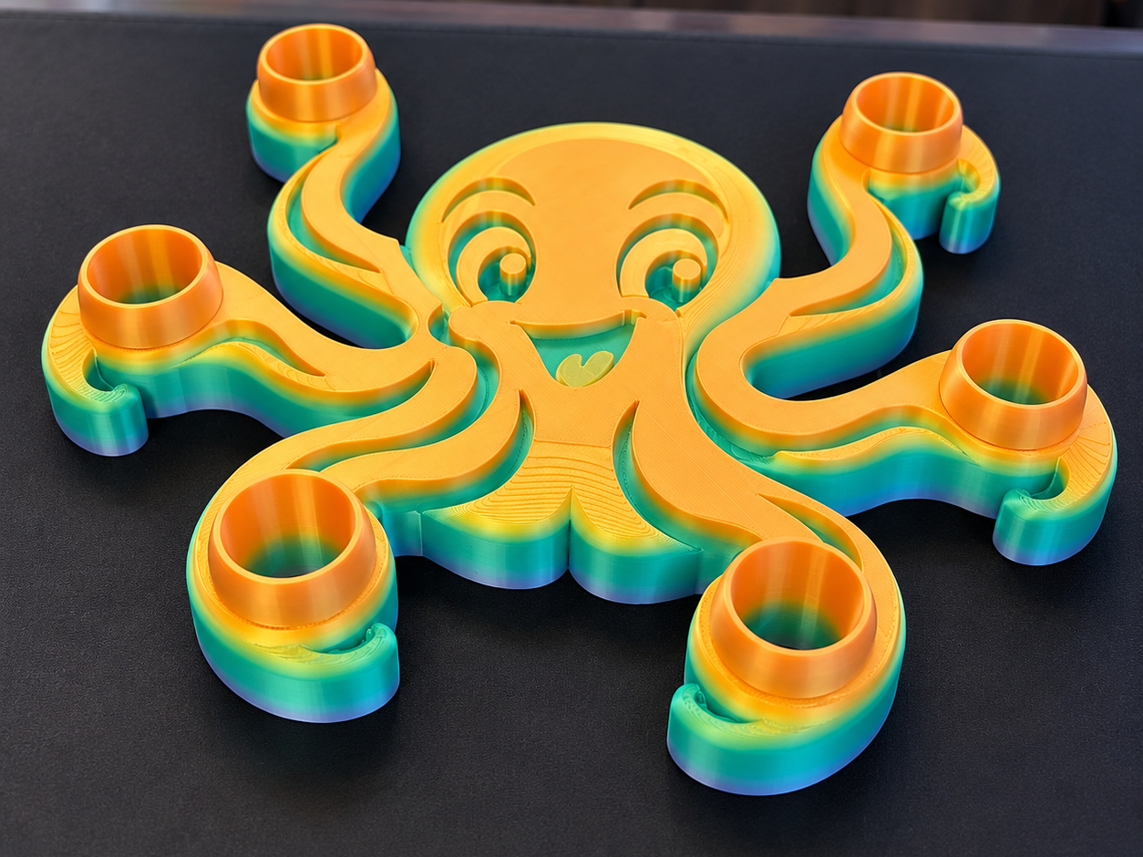 Magic Octopus – 6-Wand Display Stand - 1