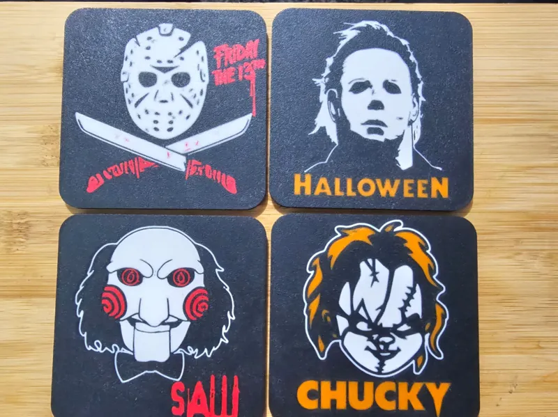 Slasher movie coasters