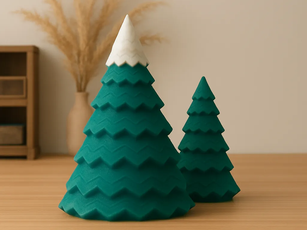 Snowy Christmas Trees - Free 3D Print Model - MakerWorld