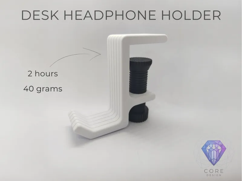 Universal Desk Headphone Hook - Apex Series