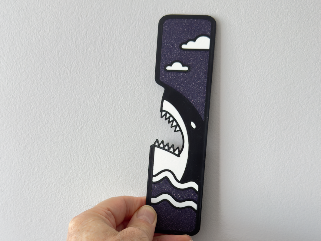 Shark Bite Ocean Bookmark