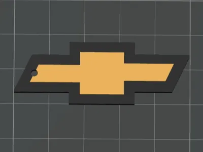 Chevy Bowtie Keychain