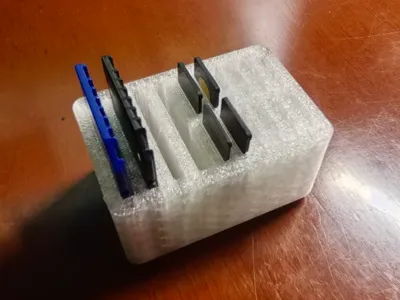 Minimalist Lidless SD Card TF Storage Box