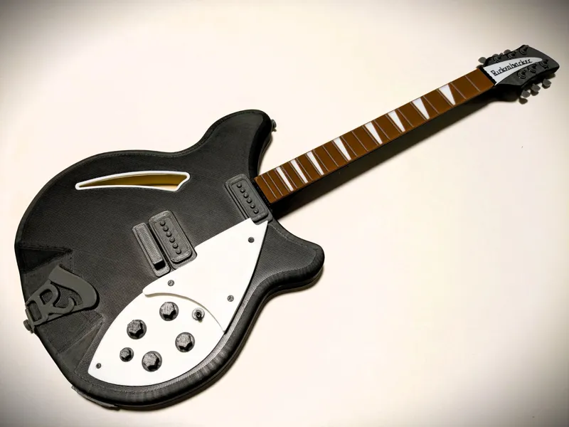 Giant Mini Rickenbacker 360 Jetglo Replica