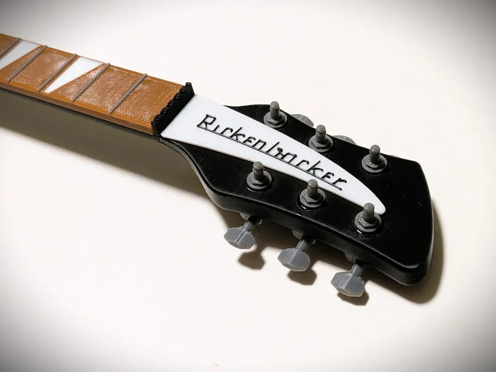 Giant Mini Rickenbacker 360 Jetglo Replica - Free 3D Print Model ...