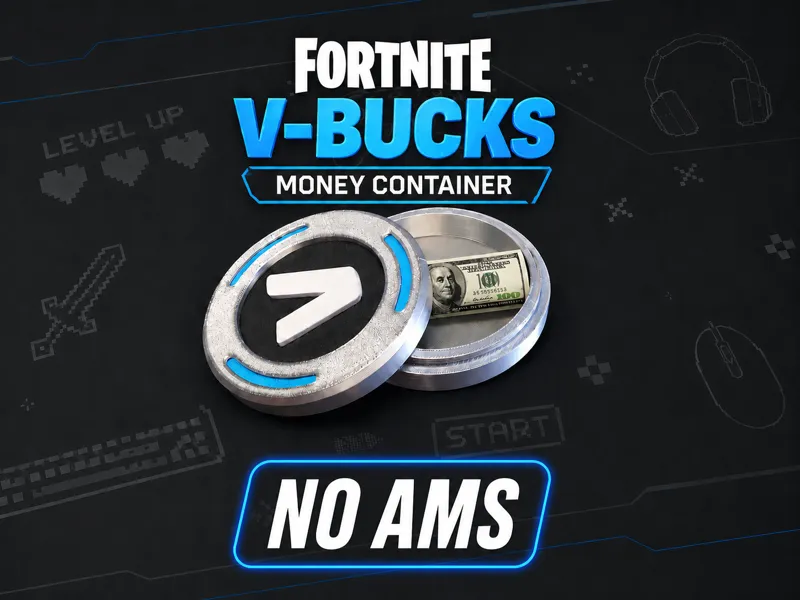 V-bucks fortnite money container NO AMS