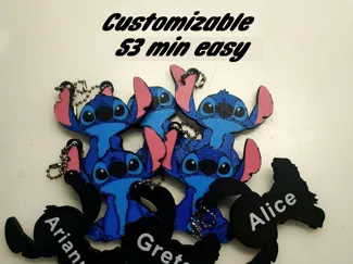 keychain Stitch CUSTOMIZABLE
