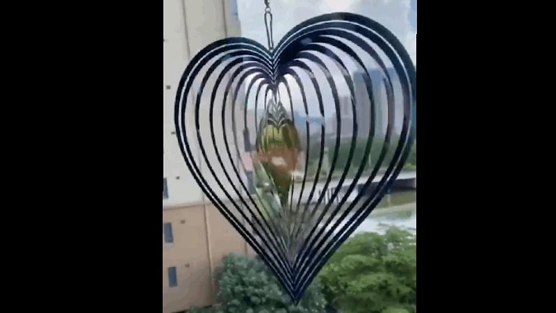 Heart Wind spinner