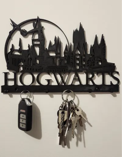 Key holder for wall magic theme