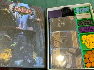 Crisis Board Game insert organizer
