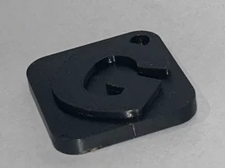 letter G keychain