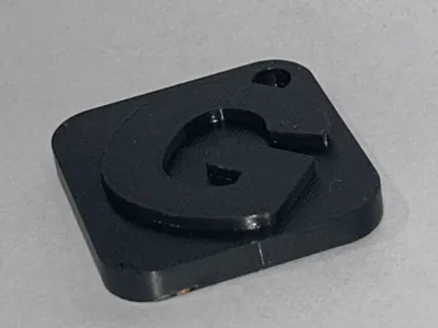 letter G keychain