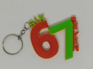 67 - Six Seven Keychain (AMS)