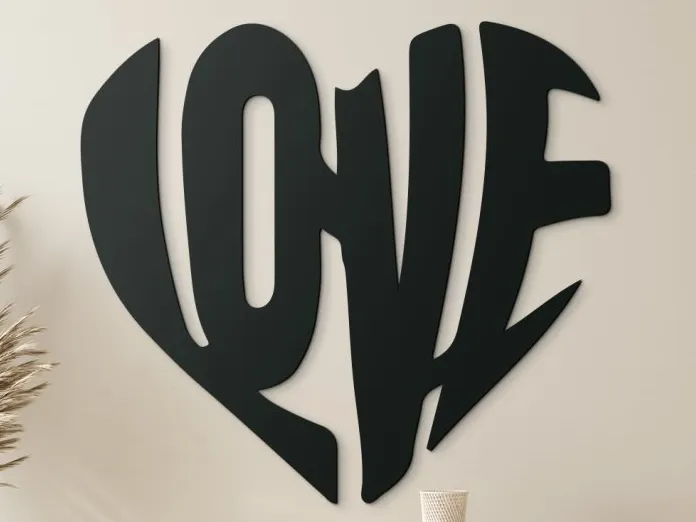 3D Wall Sticker Love in Heart