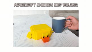 Minecraft Chicken Cup Holder