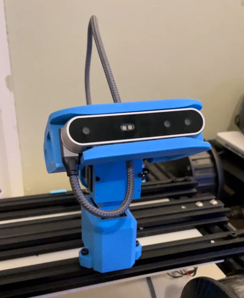 3DoF Robotic Head for Intel RealSense D415