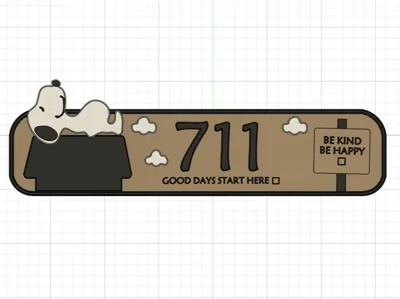 Snoopy House Number