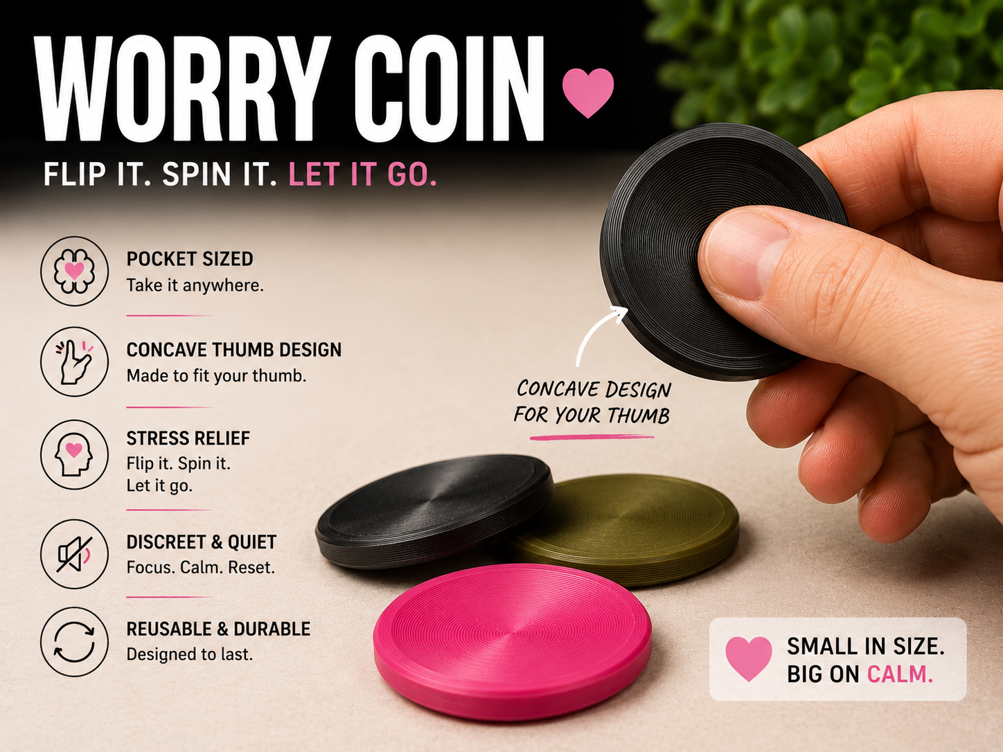 Worry Coin – Pocket Sized Relief