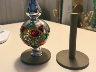 Vintage Christmas Tree Topper Stand