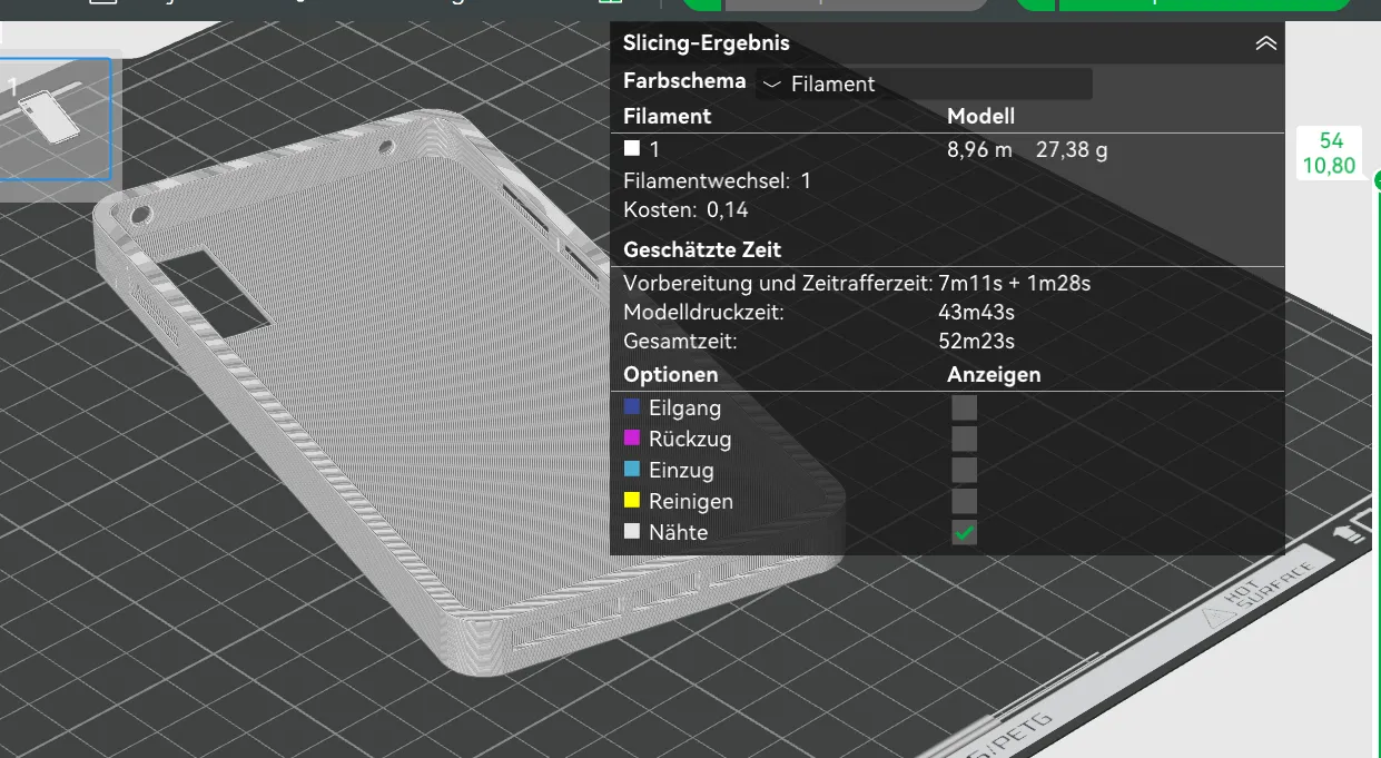 Smartphone Case-Generator Universell, jedes Handy view 3