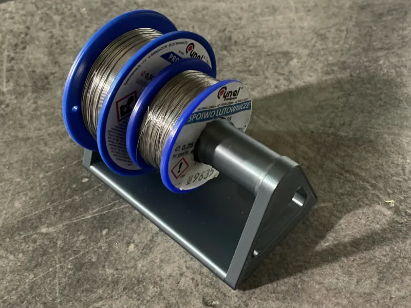 Triple Solder Spool Holder