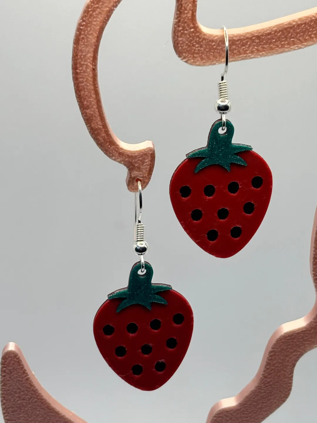 Strawberry Earrings view 4