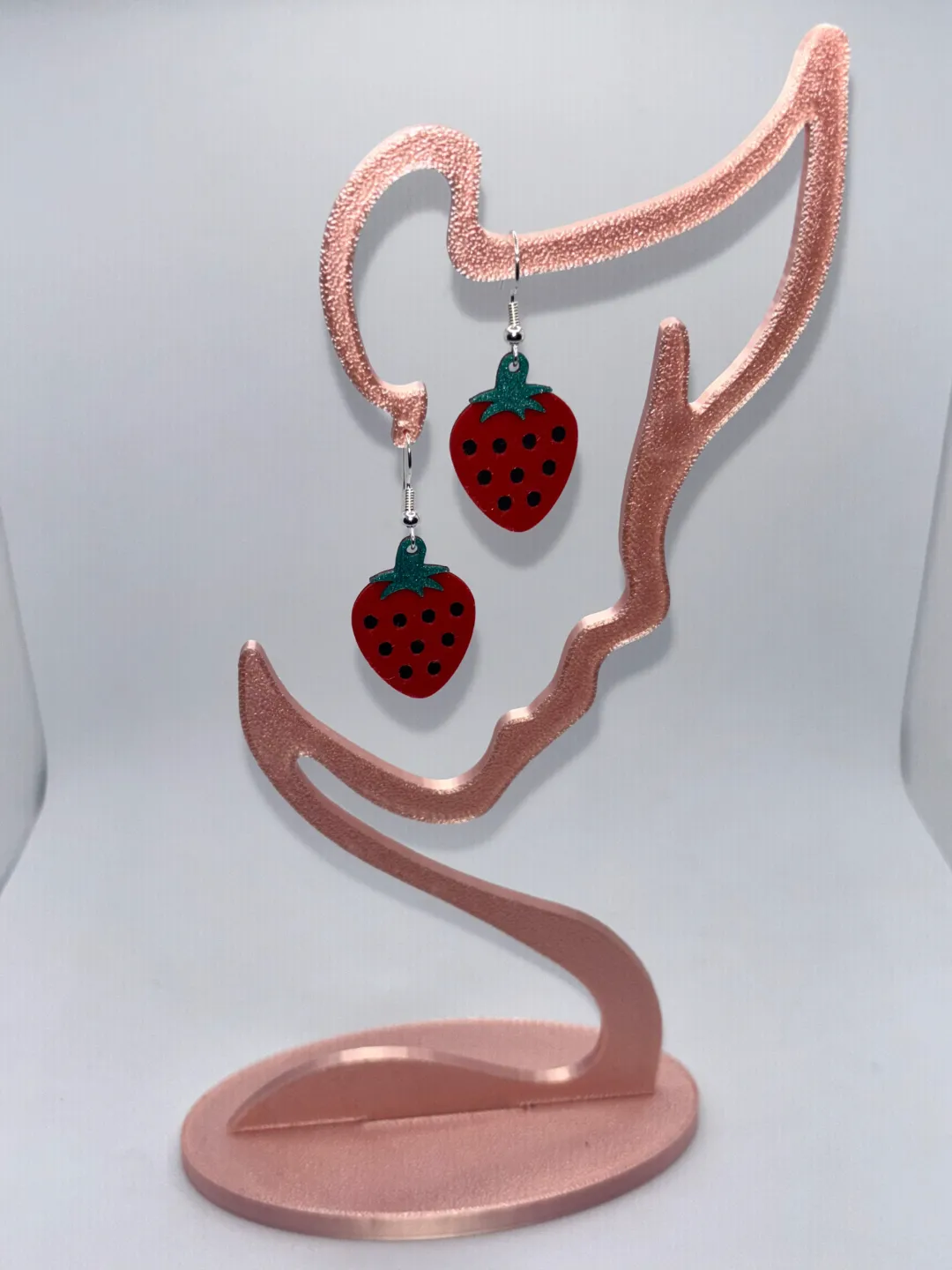 Strawberry Earrings view 3