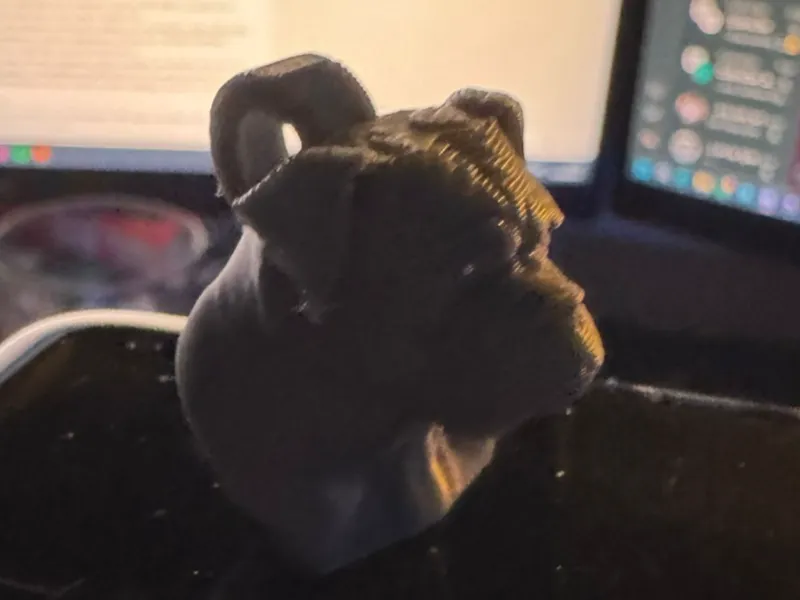 Bulldog on a Keychain