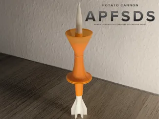 Potato cannon APFSDS