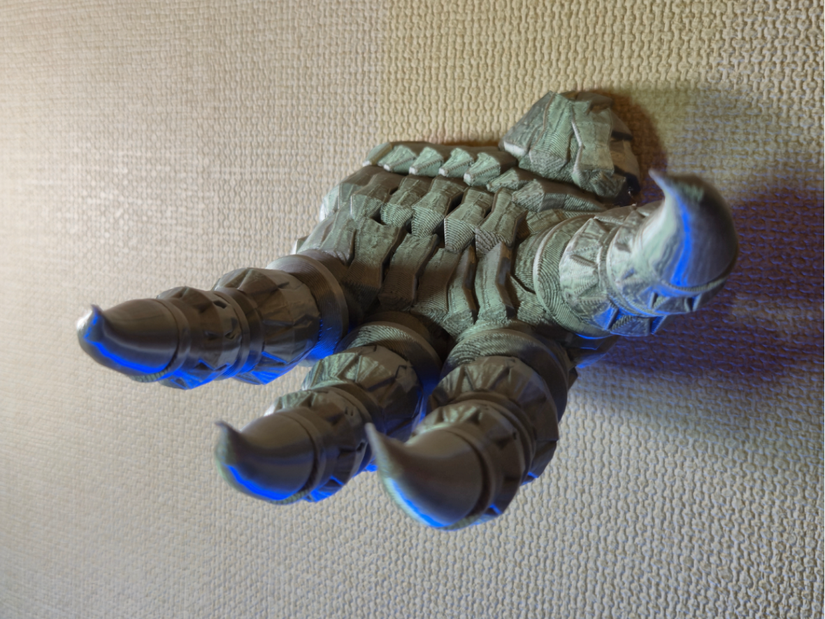 Biomechanical Alien Hand Wall Headphone Stand