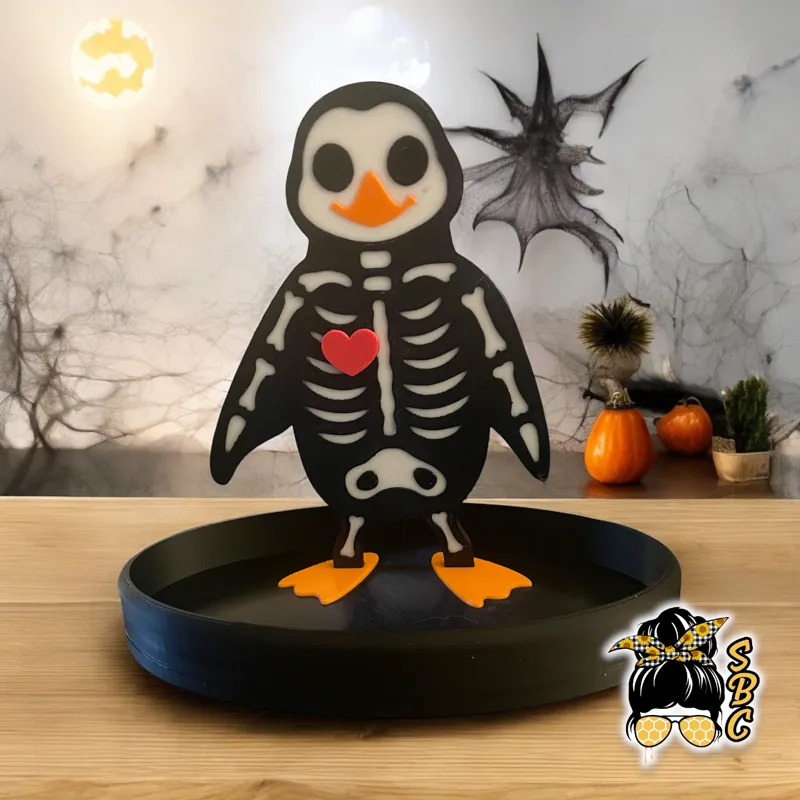 Penguin Skeleton, trinket dish or stand