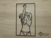 Minimalist Female Line Art Wall Decor | 0.20 mm | No Support