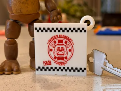 Five Nights at Freddy's - Pizza Box Keychain