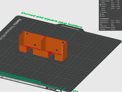 Remix with screw holes for two plugs