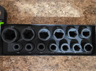 Pittsburgh Harbor Freight Metric Impact Socket Set