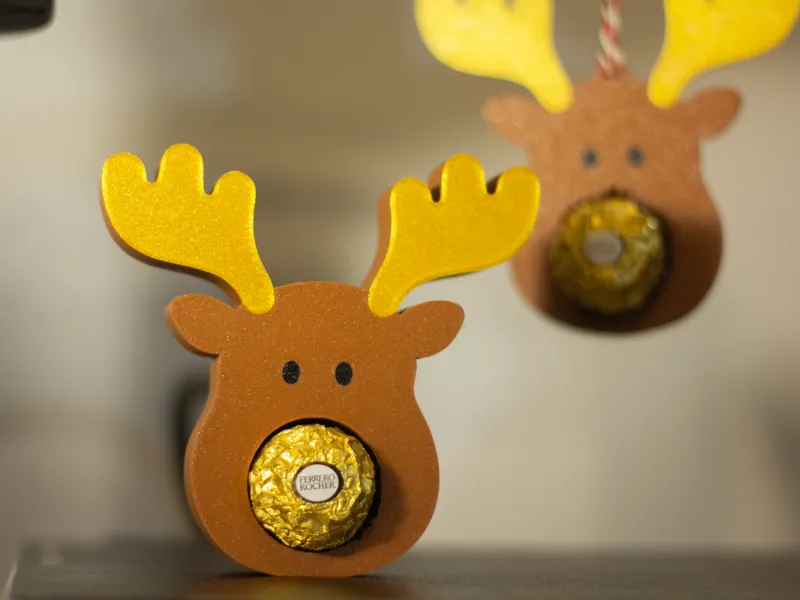 Christmas Reindeer with Ferrero Rocher