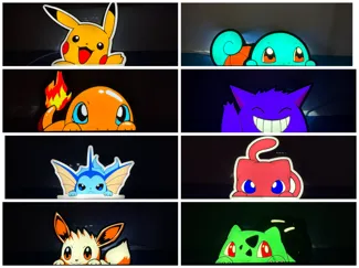 Pokemon Light Boxes | Night Lights