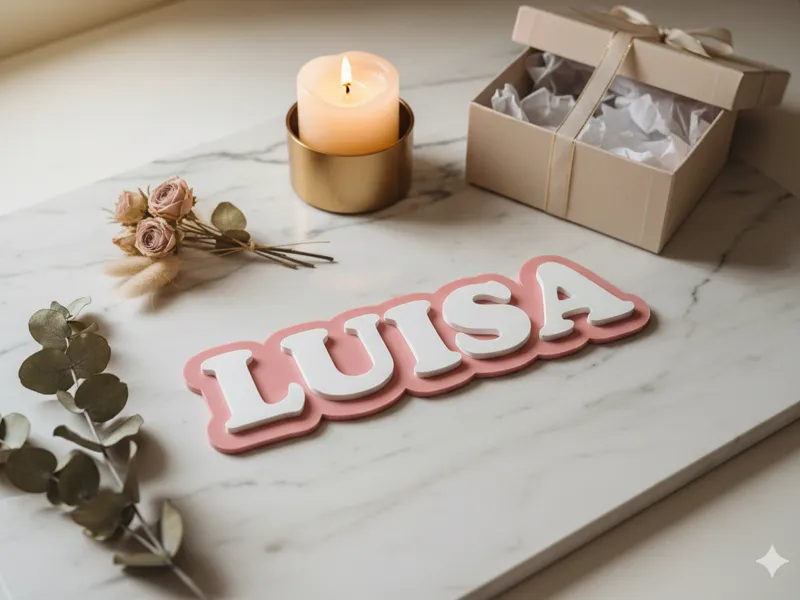 Türschild Luisa