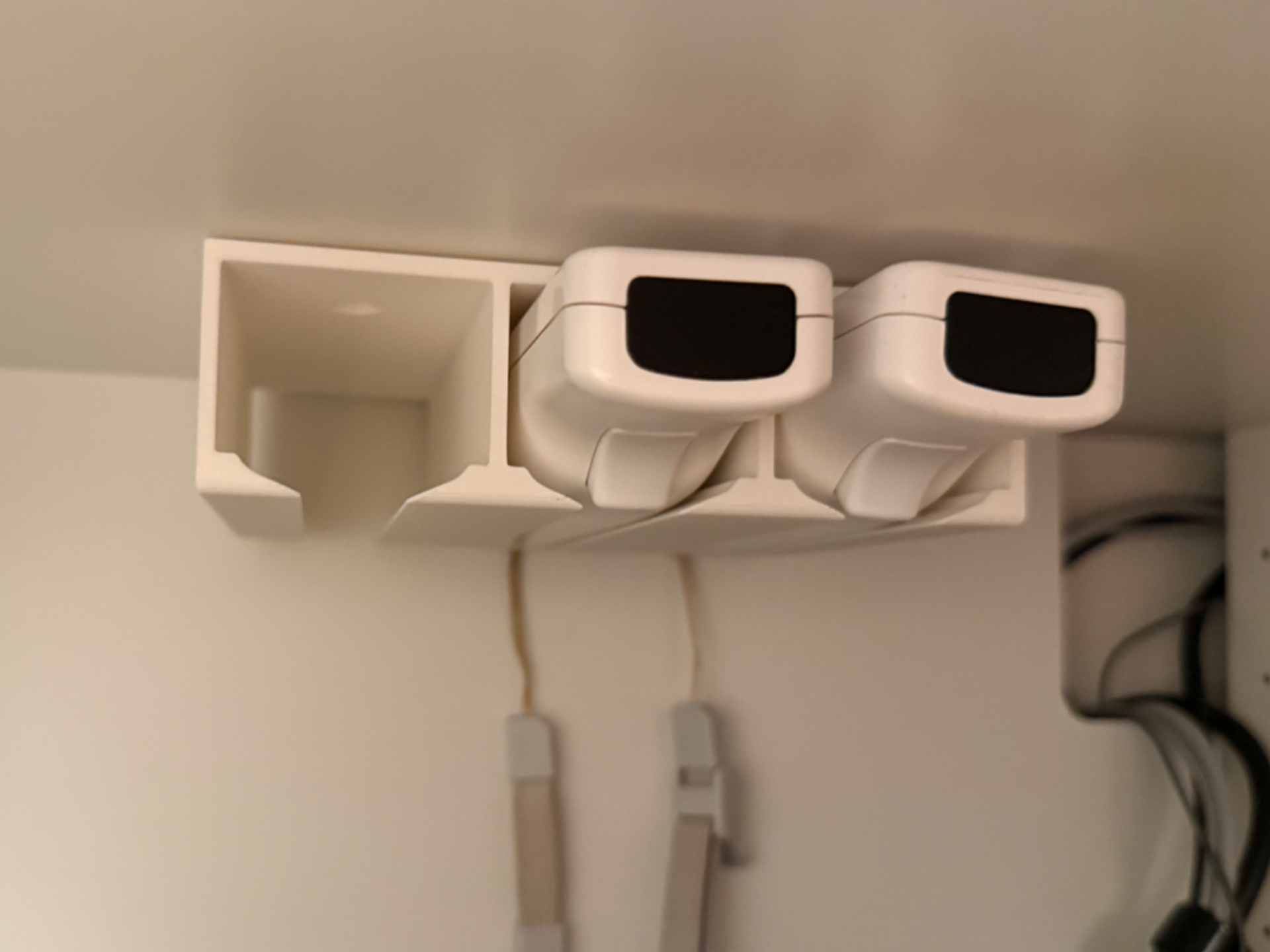 Under Desk Wii Remote Holder (1–4 Slots)