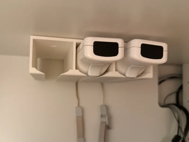 Under Desk Wii Remote Holder (1–4 Slots)
