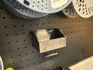 IKEA BROR Lochplatten Box
