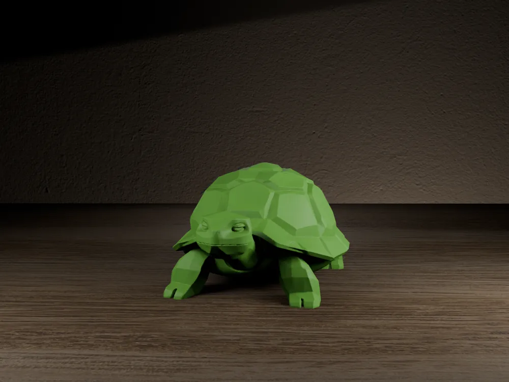 Poly Turtle Low Poly Turtle - Free 3D Print Model - MakerWorld